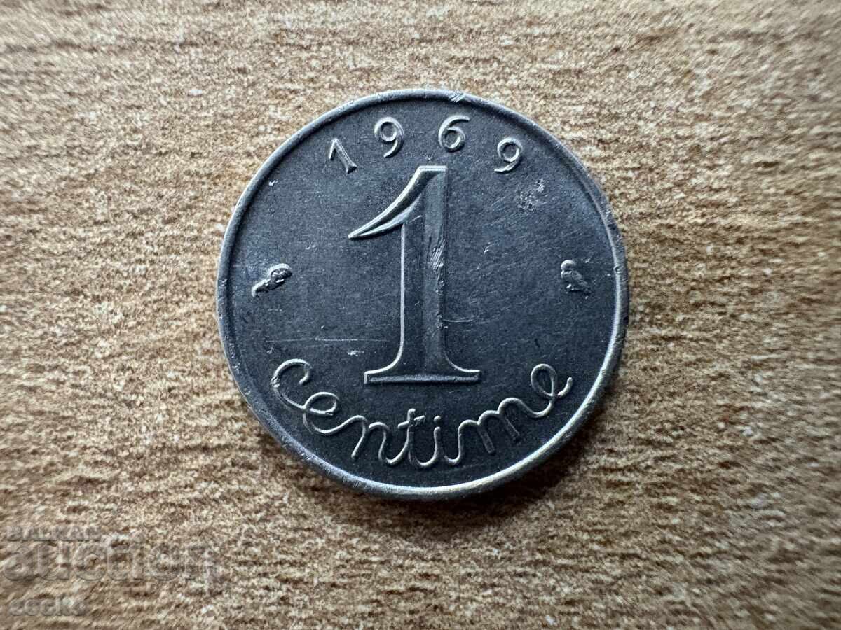 Франция - 1 сантим (1969) Франция - 1 сантим (1969)