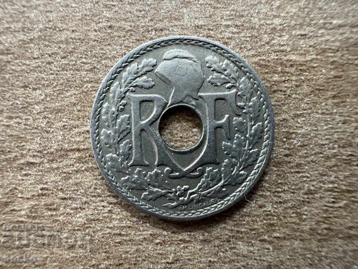 France - 5 Centimes (1923) - Mint Mark "Cornucopia" - Paris with price 0.60 BGN | € 0.31