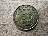Franța - 50 de centime (1932)