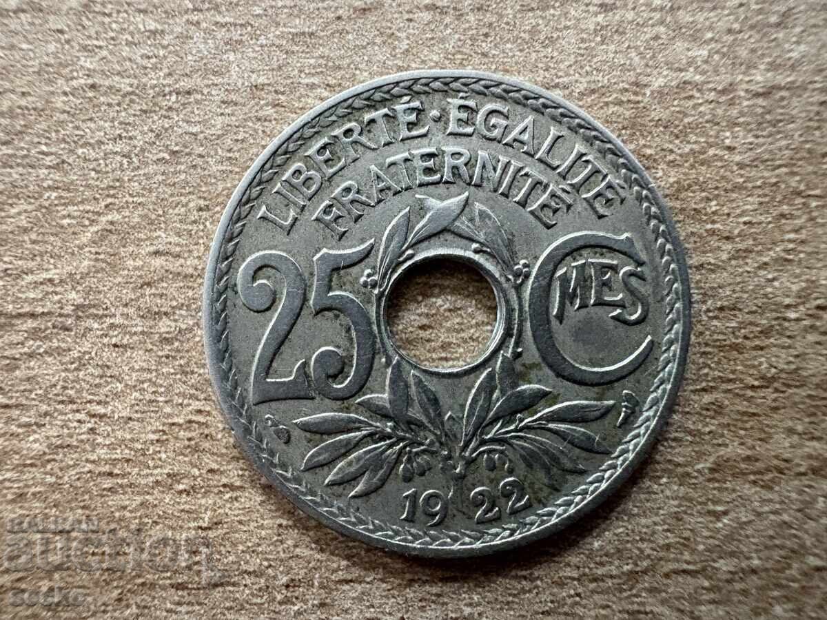 Γαλλία - 25 λεπτά (1922)