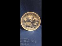 FARFURIE DE PERETE VINTAGE "CRĂCIUN", 1965