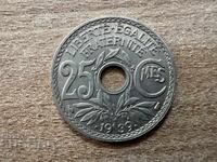 Franța - 25 centime (1939)