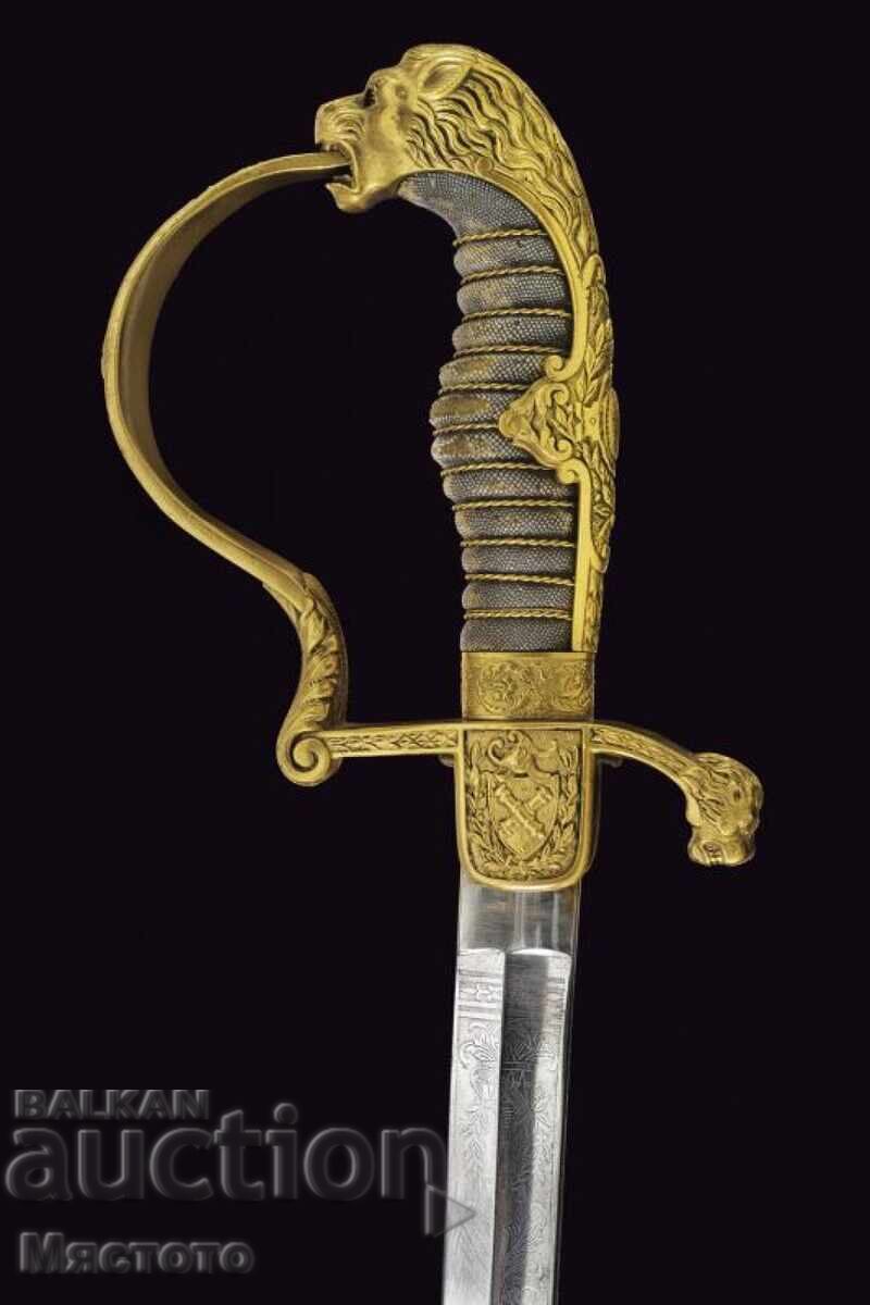 Sabre of an artillery officer with price 2500.00 BGN | € 1278.23