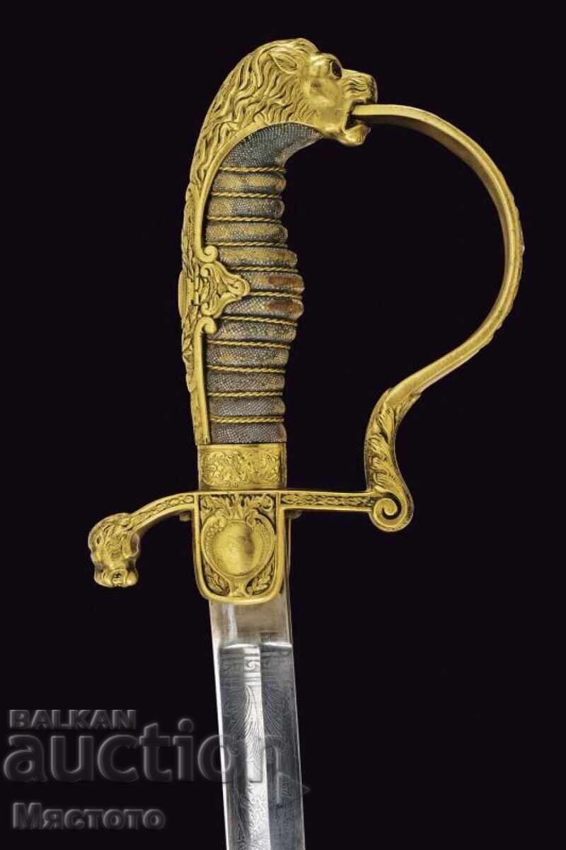 Аукцион Сабя на артилерийски офицер