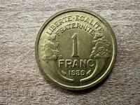 Франция - 1 франк (1939)