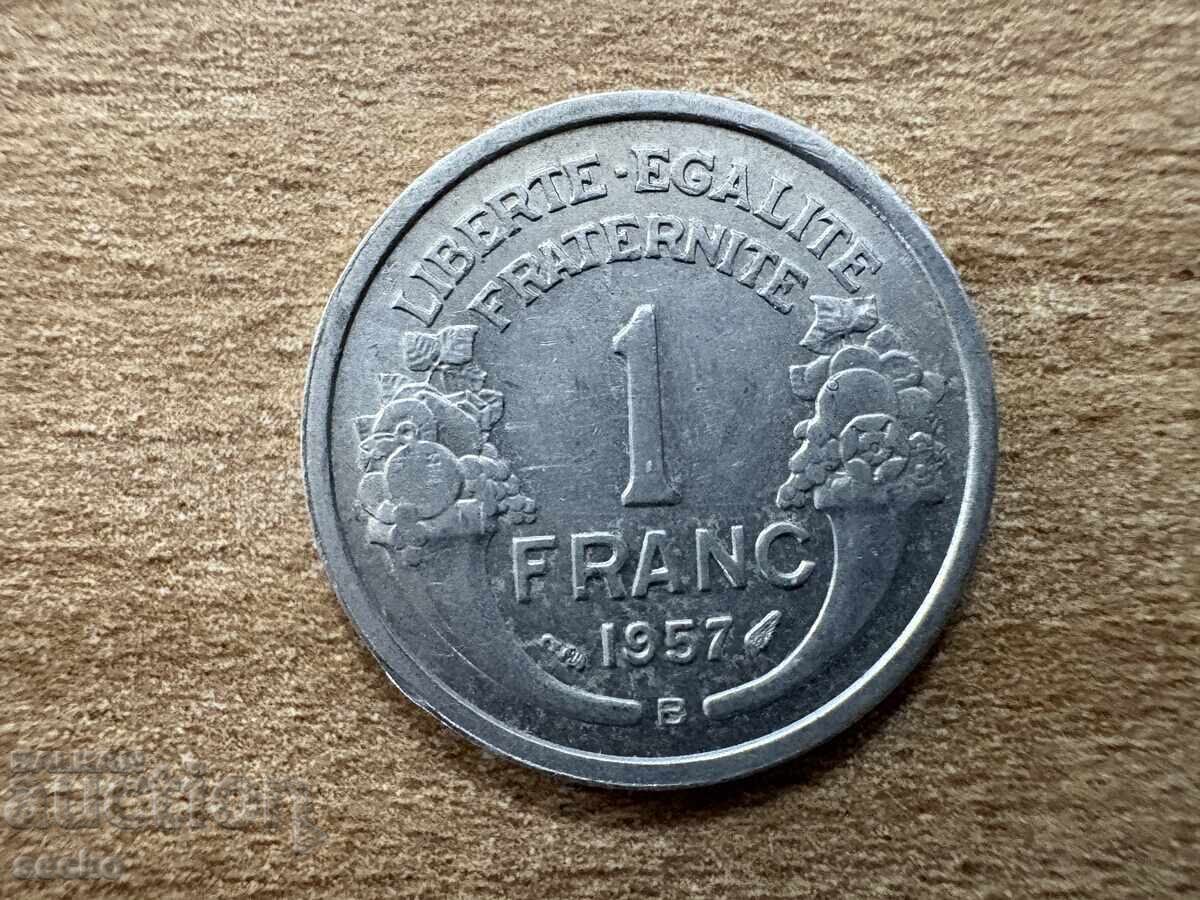 France - 1 Franc (1957) - In France - 1 Franc (1957) - In