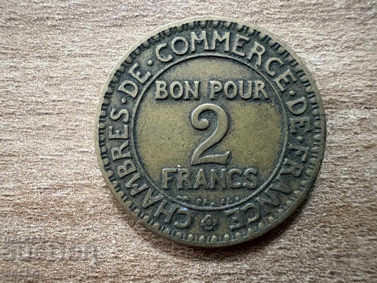 Франция - 2 франка (1923) Франция - 2 франка (1923)