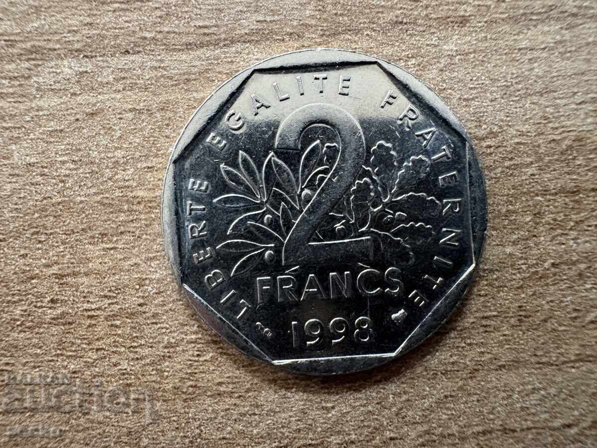 Γαλλία - 2 φράγκα (1998) Γαλλία - 2 φράγκα (1998)