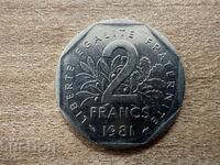 Γαλλία - 2 φράγκα (1981)