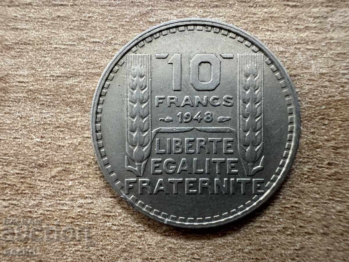 Franța - 10 franci (1948) Franța - 10 franci (1948)