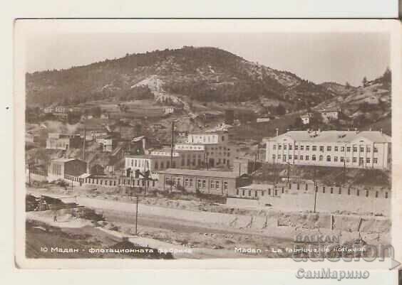 Felicitare Bulgaria Madan Fabrica de Flotație*