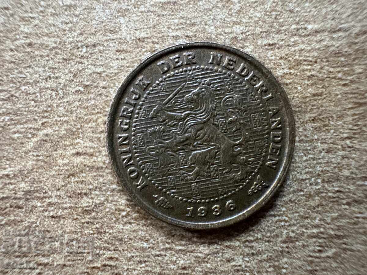 Netherlands - 1/2 Cent (1936) with price 2.50 BGN | € 1.28 Netherlands - 1/2 Cent (1936) with price 2.50 BGN | € 1.28