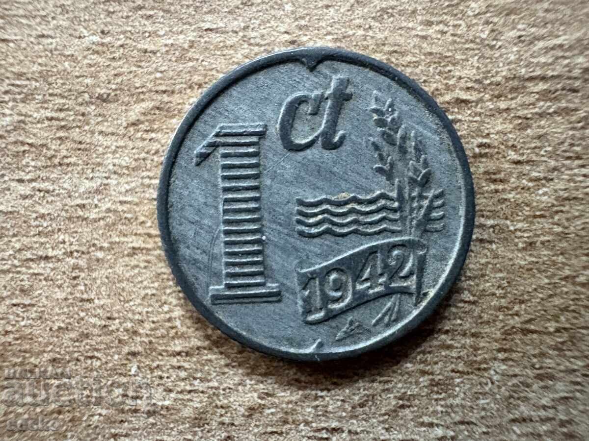 Netherlands - 1 Cent (1942)