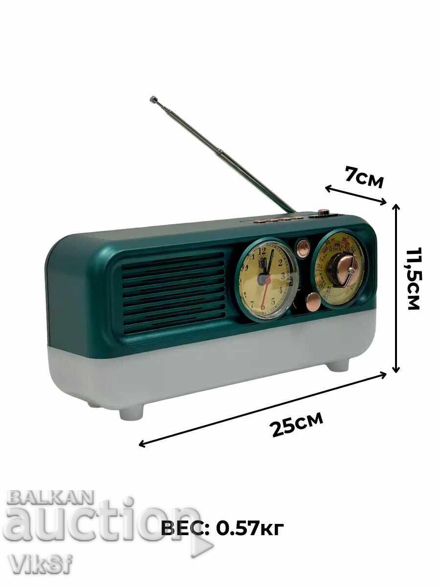Licitație Radio vintage cu trei unde AM/FM/SM cu BT USB/ TF -NS-7210BT