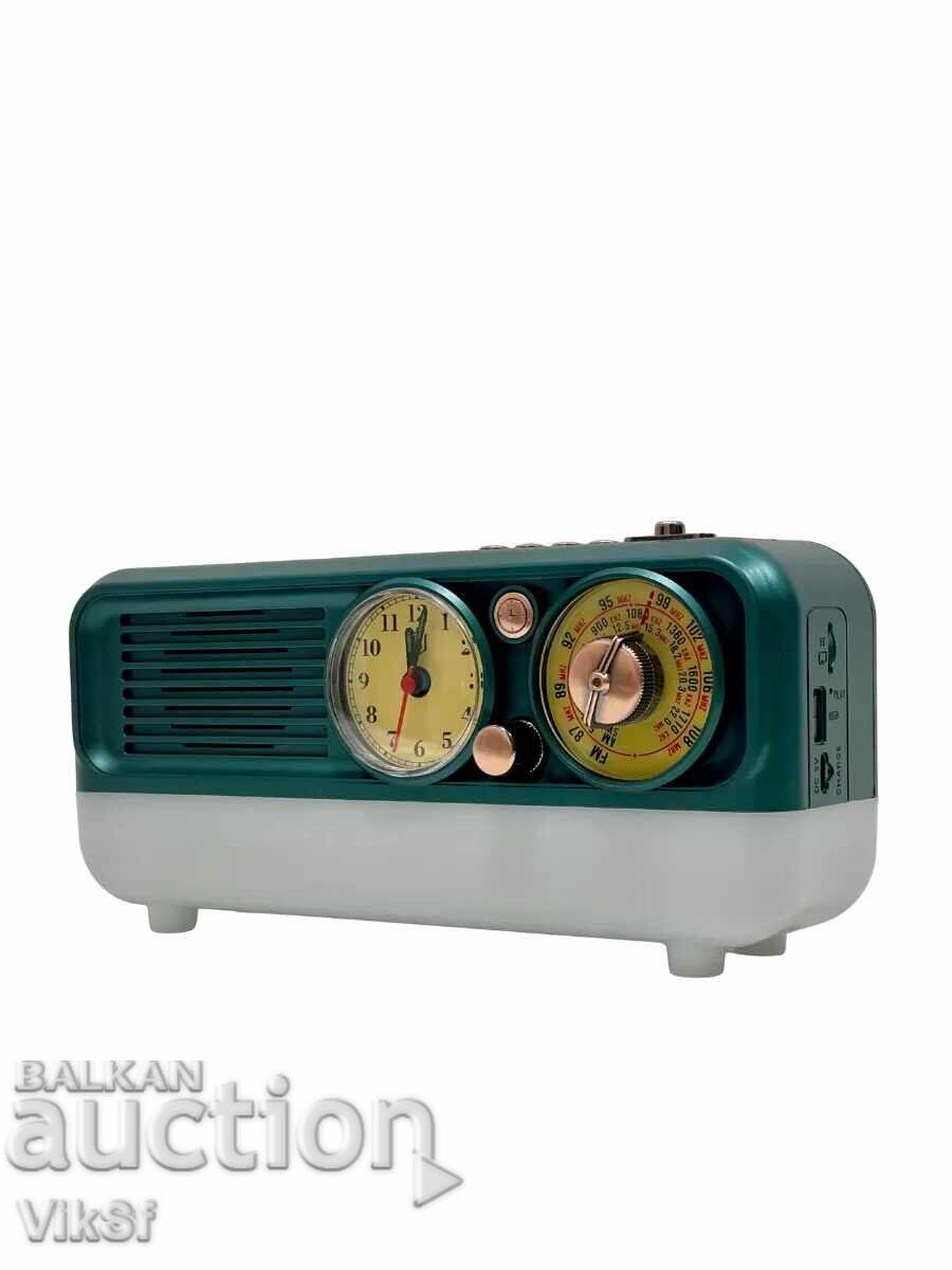 Radio vintage cu trei unde AM/FM/SM cu BT USB/ TF -NS-7210BT