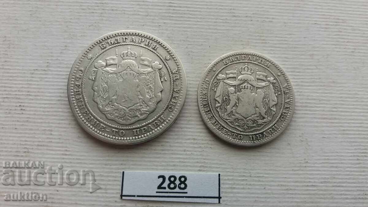 Delivery of 1 and 2 LEVA 1882 YEAR SILVER FOR COLLECTION