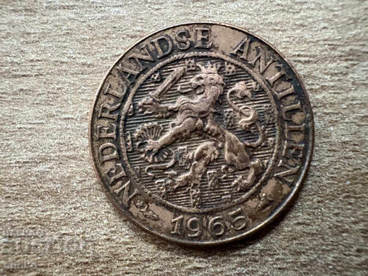 Antilele Olandeze - 2 1/2 cenți (1965) - "Stea" și "Pește" cu preț 2.00 BGN | € 1.02 Antilele Olandeze - 2 1/2 cenți (1965) - "Stea" și "Pește" cu preț 2.00 BGN | € 1.02