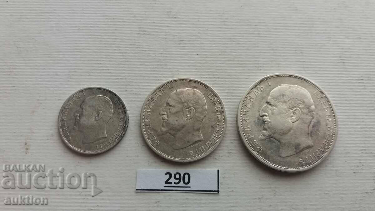 Συλλογή 50 λεπτών, 1 και 2 λέβα του 1912 - 6 Συλλογή 50 λεπτών, 1 και 2 λέβα του 1912 - 6