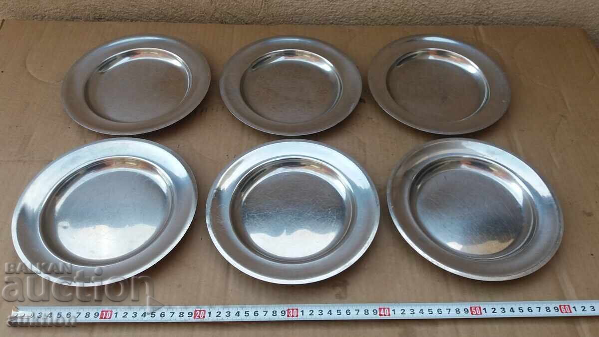 ΧΡΩΜΙΟ - ΣΕΤ ΣΤΡΑΤΙΩΤΙΚΩΝ ΠΙΑΤΩΝ - ΒΑΡΕΙΑΣ ΚΑΤΑΣΚΕΥΗΣ - 6 ΤΕΜΑΧΙΑ