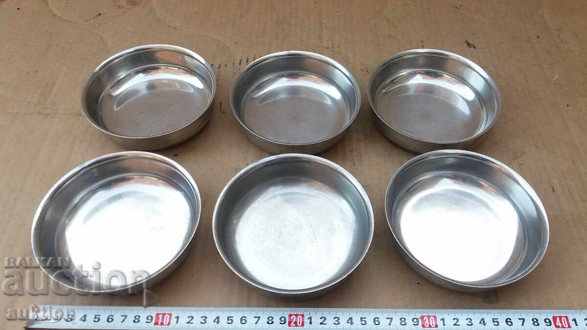 CHROME - SET OF MILITARY CUPS FOR SWEET - SOLID - 6 PIECES with price 13.99 BGN | € 7.15 CHROME - SET OF MILITARY CUPS FOR SWEET - SOLID - 6 PIECES with price 13.99 BGN | € 7.15
