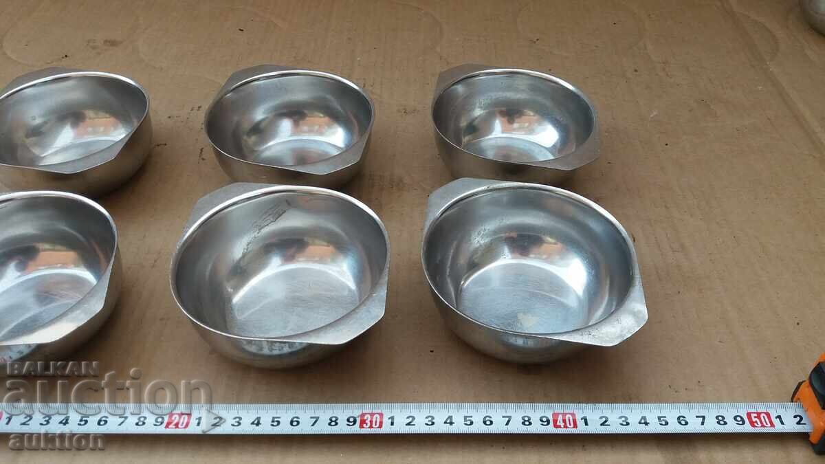 CHROME - MILITARY SOUP BOWLS SET - SOLID - 6 PIECES with price 14.99 BGN | € 7.66 CHROME - MILITARY SOUP BOWLS SET - SOLID - 6 PIECES with price 14.99 BGN | € 7.66