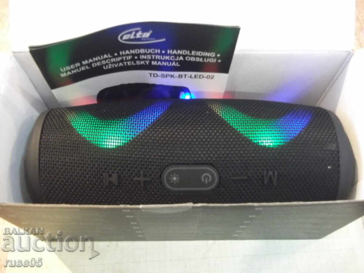 Ηχείο "elta-TD-SPK-BT-LED-02(PO44359)" με LED εφέ φωτισμού - 5 Ηχείο "elta-TD-SPK-BT-LED-02(PO44359)" με LED εφέ φωτισμού - 5