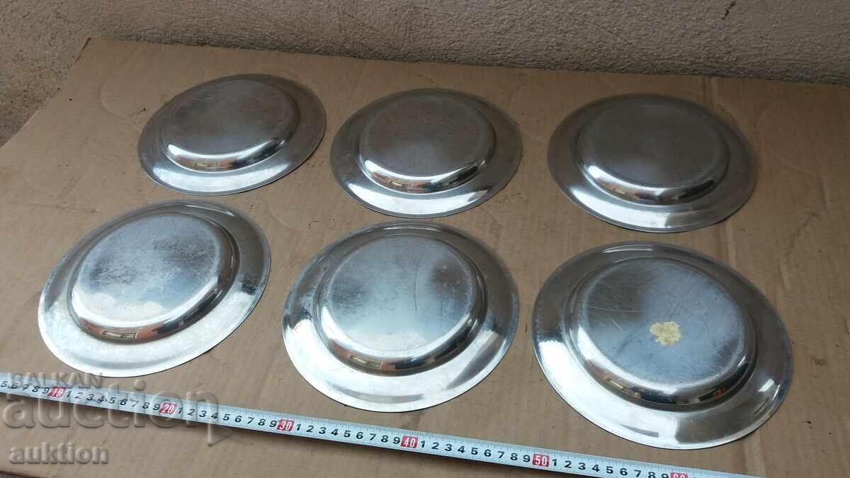 ХРОМ - КОМПЛЕКТ ВОЕННИ ЧИНИИ - МАСИВНИ - 6 БРОЯ - 7