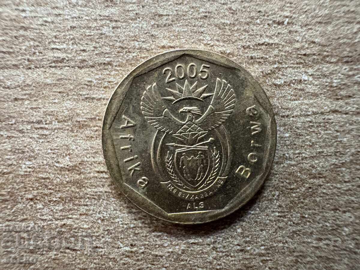 ЮАР - 10 цента (2005) с цена 0.40 лв. | € 0.20