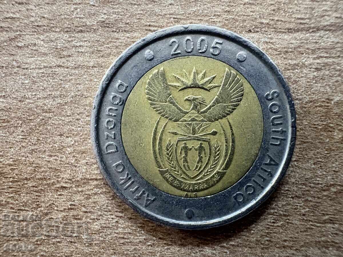 ЮАР - 5 ранда (2005) с цена 2.40 лв. | € 1.23