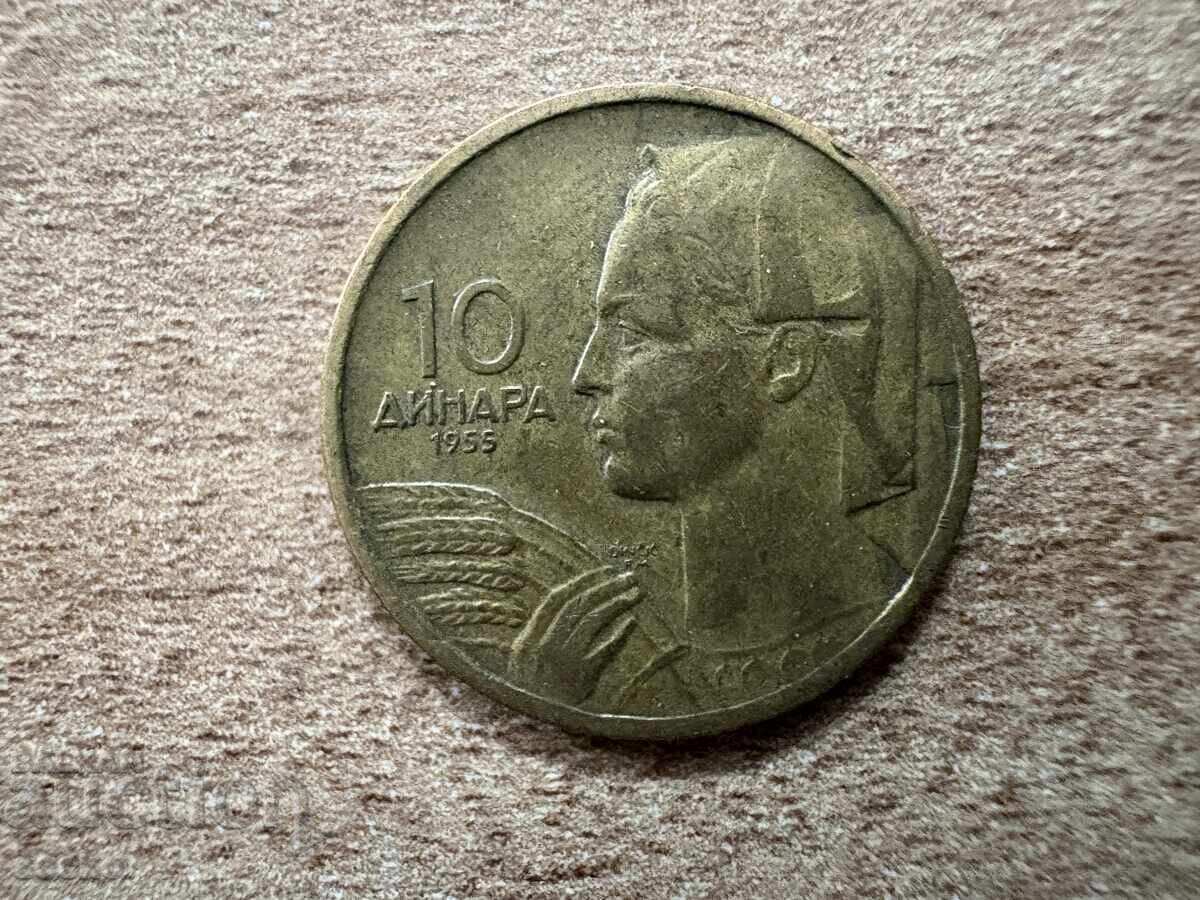 Yugoslavia - 10 dinara (1955)
