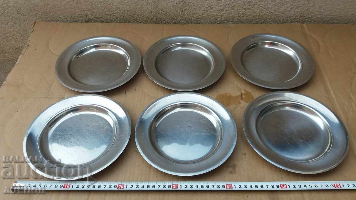 ΧΡΩΜΙΟ - ΣΕΤ ΣΤΡΑΤΙΩΤΙΚΩΝ ΠΙΑΤΩΝ - ΒΑΡΕΙΑΣ ΚΑΤΑΣΚΕΥΗΣ - 6 ΤΕΜΑΧΙΑ