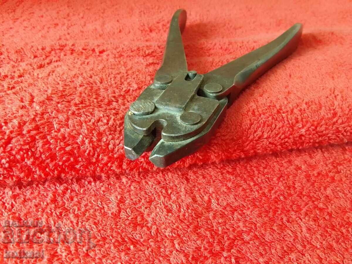 Old massive metal scissors Germany - 6