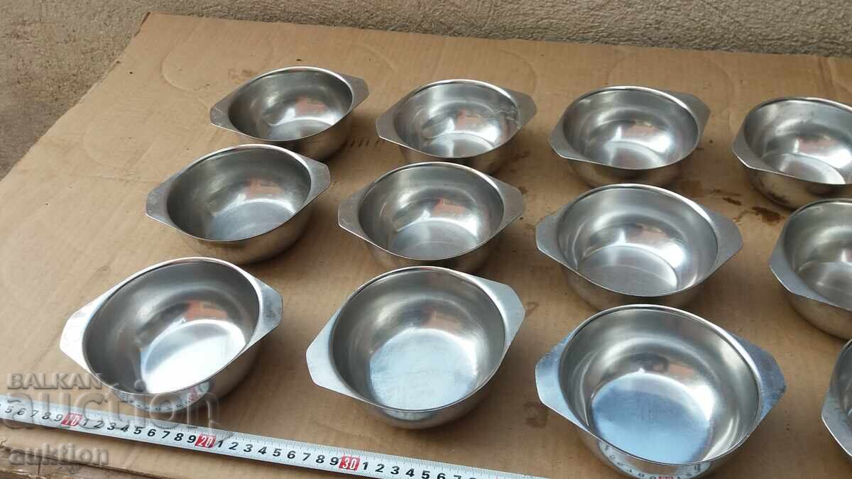 Δημοπρασία ΧΡΩΜ - ΣΕΤ ΣΤΡΑΤΙΩΤΙΚΩΝ ΦΛΙΤΖΑΝΙΩΝ ΣΟΥΠΑΣ - ΒΑΡΙΑΣ ΚΑΤΑΣΚΕΥΗΣ - 12 ΤΕΜΑΧΙΑ