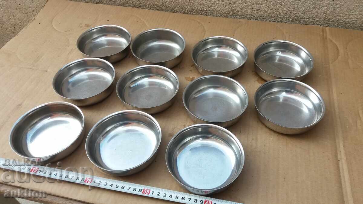 CHROME - SET OF MILITARY CUPS FOR SWEET - SOLID - 11 PIECES with price 28.99 BGN | € 14.82
