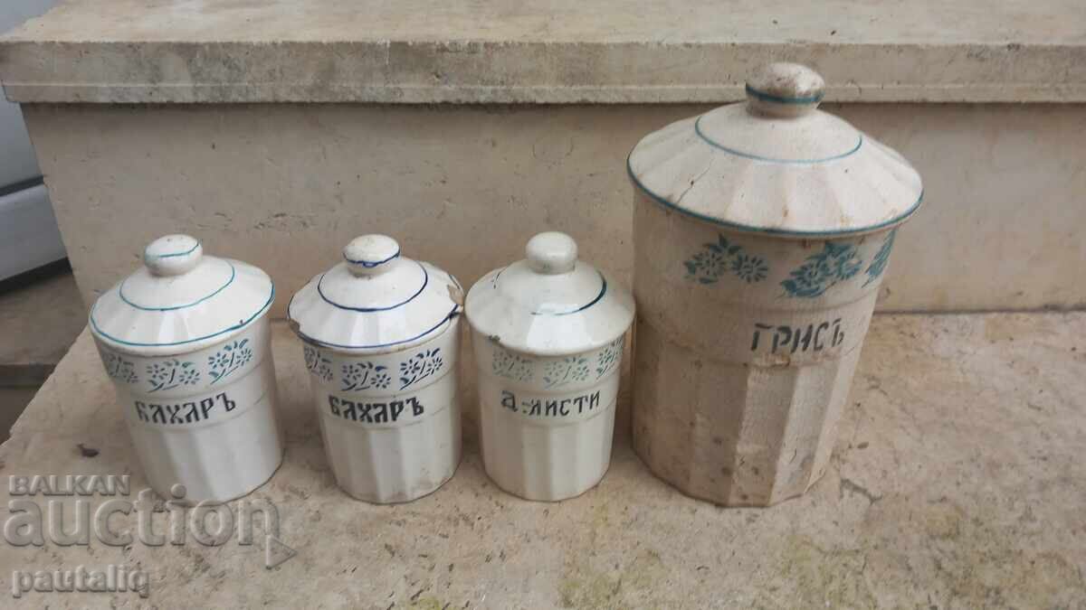 BULGARIAN PORCELAIN SPICE SET