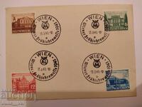 Германия - Райх - 1941 г. Първодневен плик + воден знак