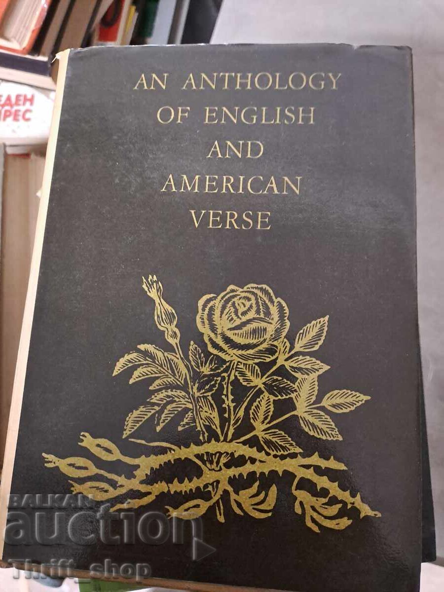 An Anthology of English and American Verse An Anthology of English and American Verse