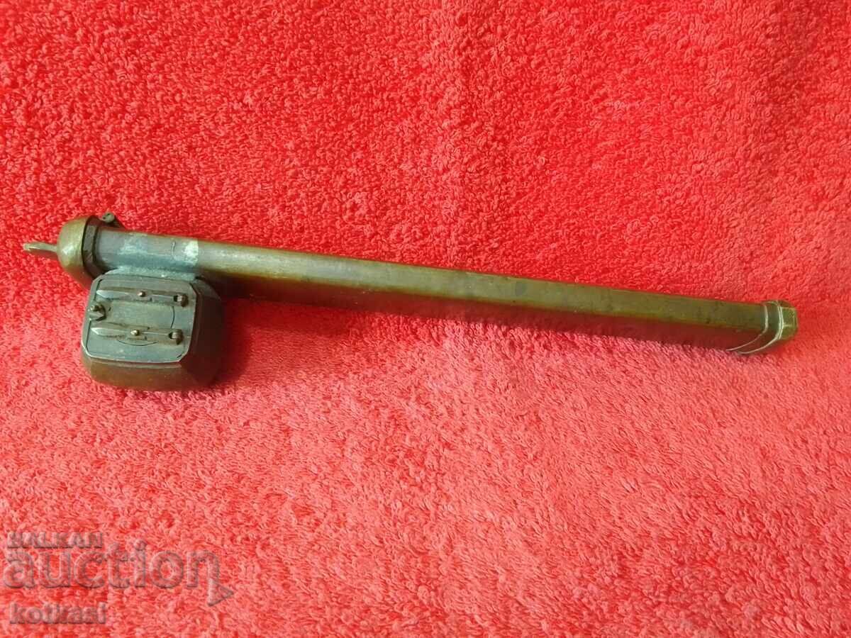 Παλιά μεταλλική μελανοδοχείο Διβίτ Οθωμανικής κυριαρχίας τουγρά Παλιά μεταλλική μελανοδοχείο Διβίτ Οθωμανικής κυριαρχίας τουγρά