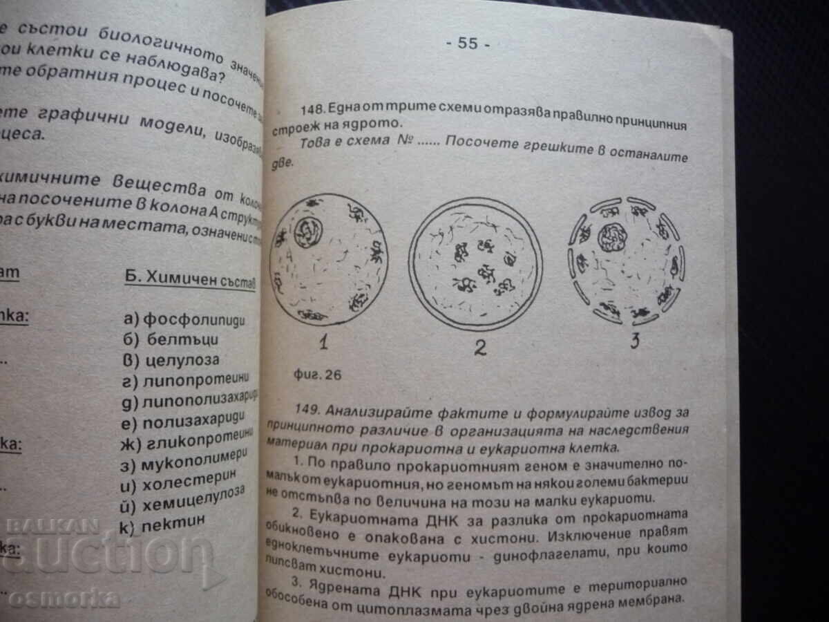 Culegere de teste de biologie 3 reproducerea organismelor cu preț 10.00 BGN | € 5.11