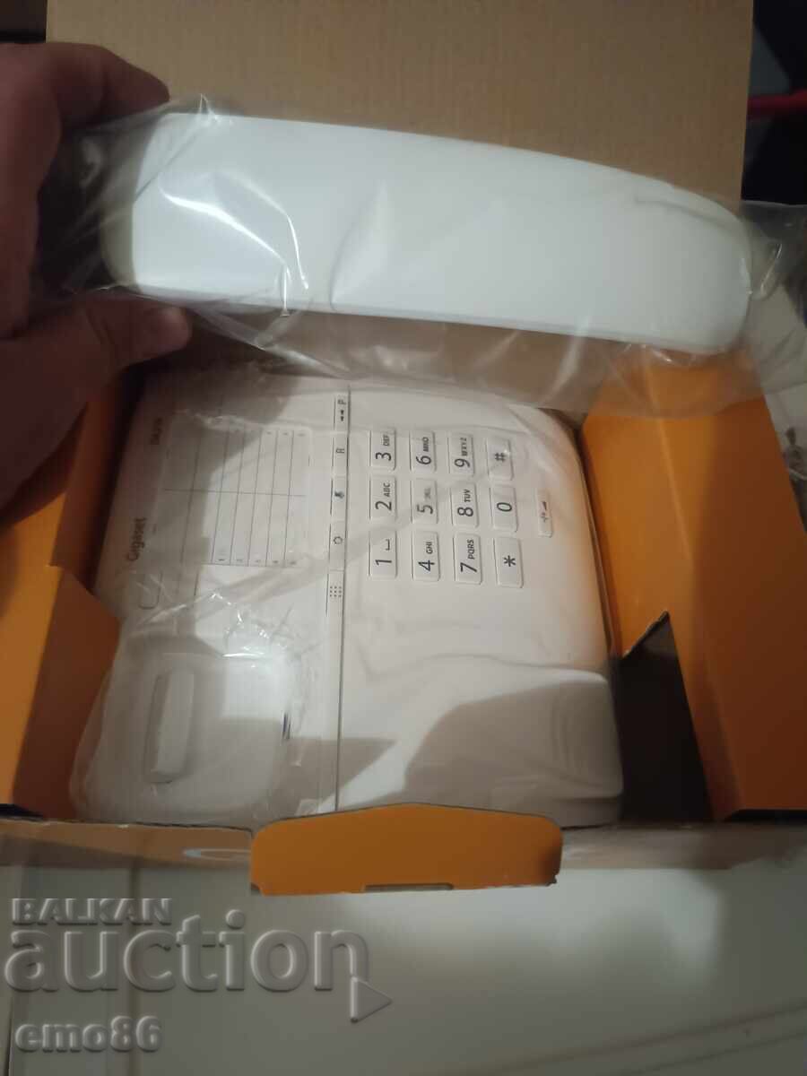 Gigaset σταθερό τηλέφωνο ΚΑΙΝΟΥΡΙΟ Β.Ζ.Τ με τιμή 5.00 BGN | € 2.56