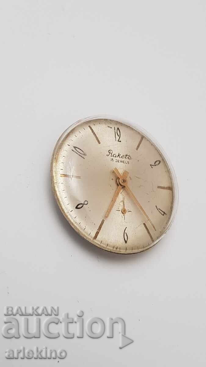 Μηχανισμός από ανδρικό ρολόι χειρός Ρακέτα ΕΣΣΔ - 7 Μηχανισμός από ανδρικό ρολόι χειρός Ρακέτα ΕΣΣΔ - 7