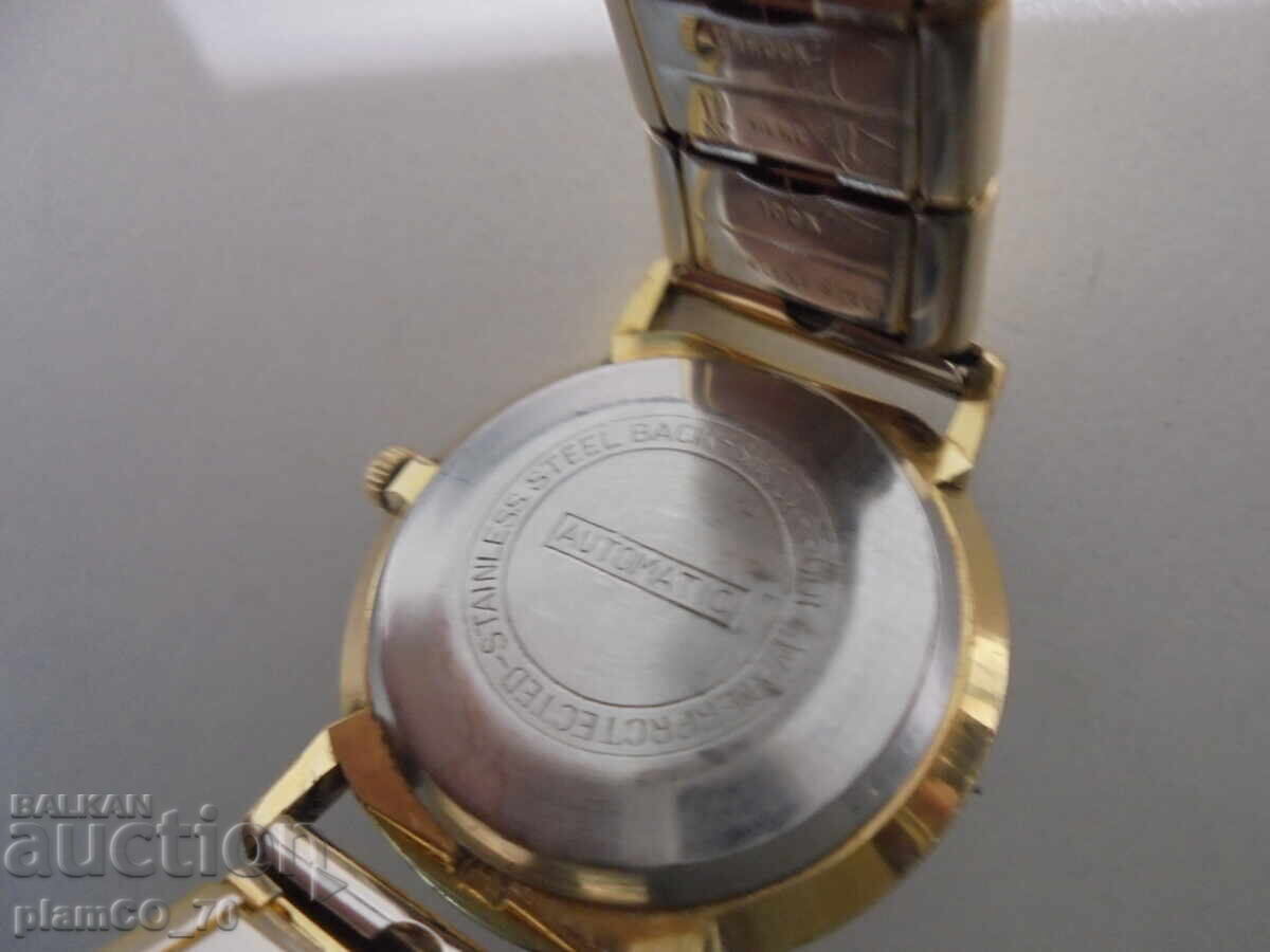 Livrarea №*8374 Ceas vechi ANCRE – Automatic, placat cu aur, 25 Rubis
