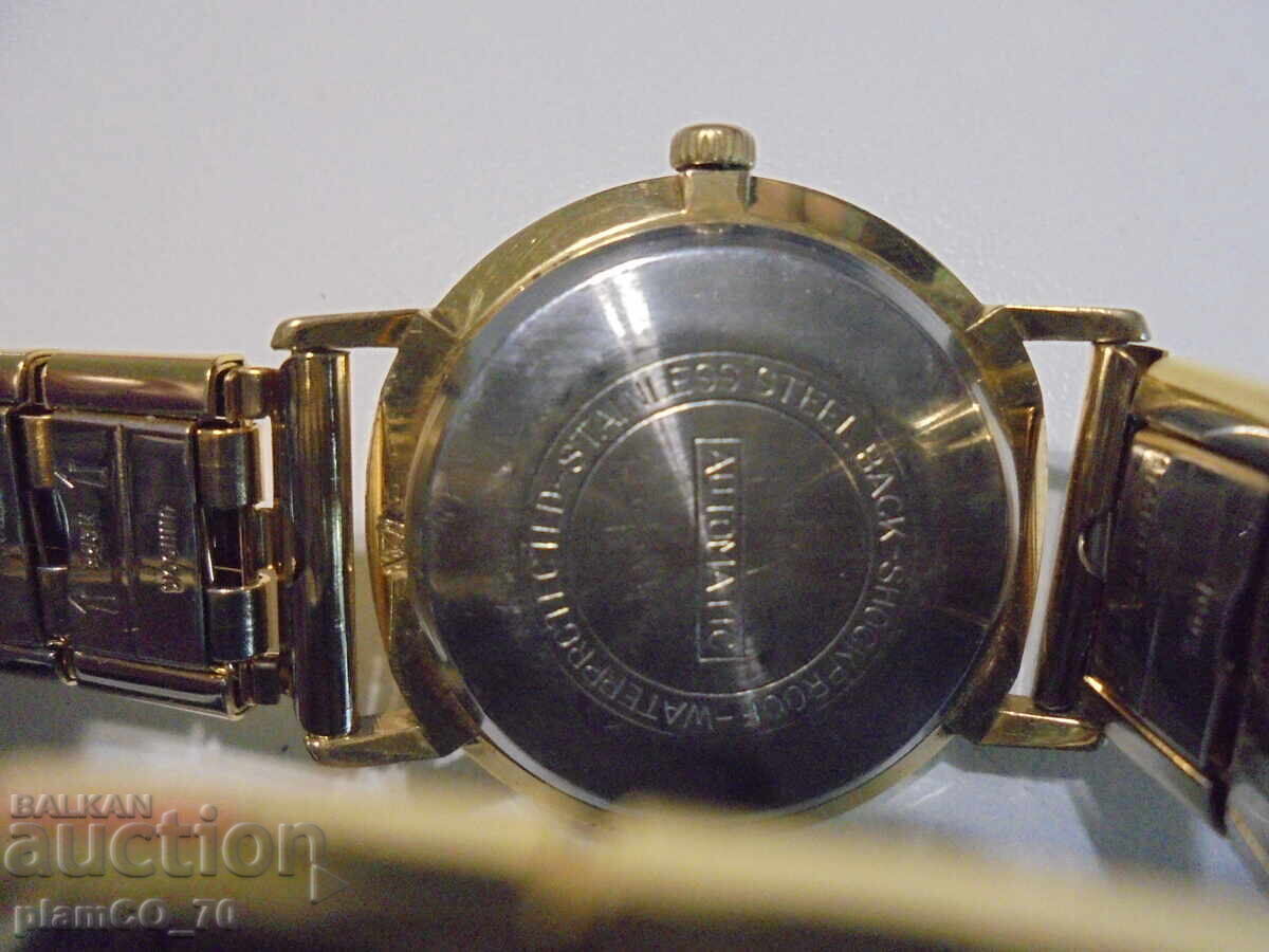 №*8374 Ceas vechi ANCRE – Automatic, placat cu aur, 25 Rubis - 5