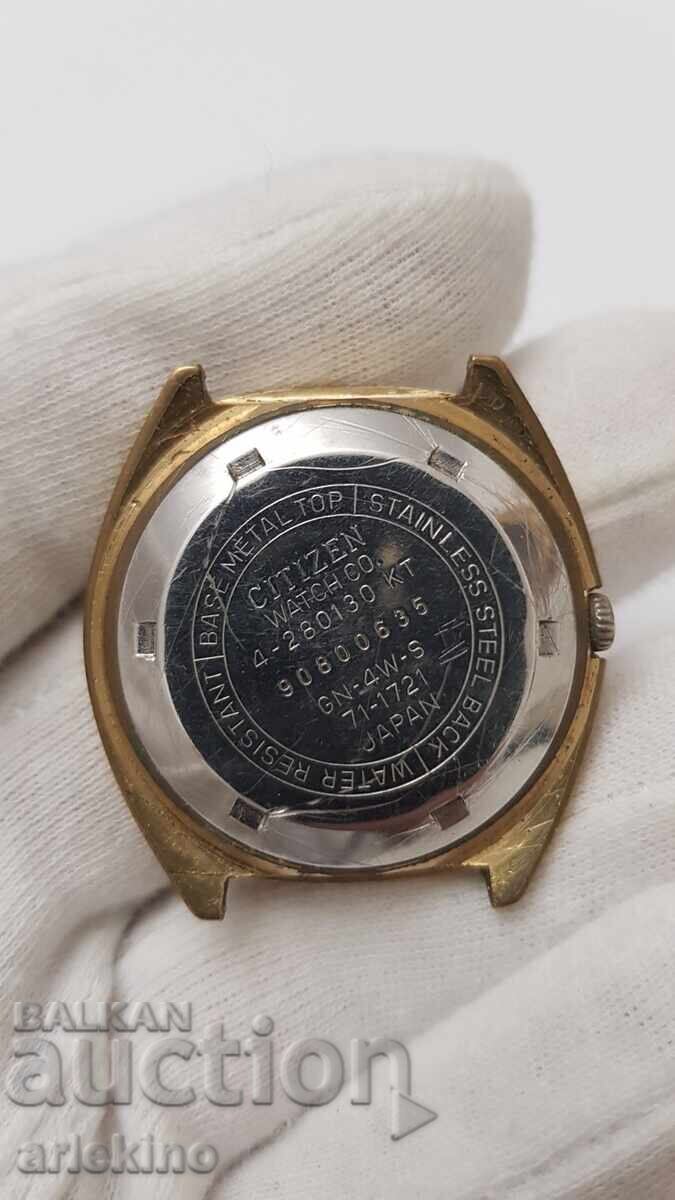 Rare Japanese Men's Watch CITIZEN AUTOMATIC with Gold Plating with price 34.00 BGN | € 17.38 Rare Japanese Men's Watch CITIZEN AUTOMATIC with Gold Plating with price 34.00 BGN | € 17.38