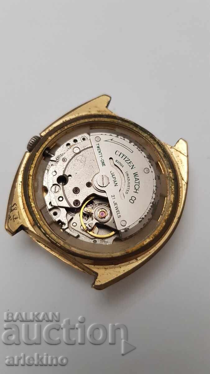 Rare Japanese Men's Watch CITIZEN AUTOMATIC with Gold Plating - 5 Rare Japanese Men's Watch CITIZEN AUTOMATIC with Gold Plating - 5