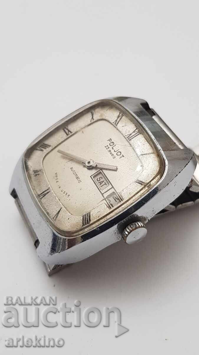 Δημοπρασία Σπάνιο ανδρικό ρολόι χειρός Poljot-AUTOMATIC ΕΣΣΔ Δημοπρασία Σπάνιο ανδρικό ρολόι χειρός Poljot-AUTOMATIC ΕΣΣΔ