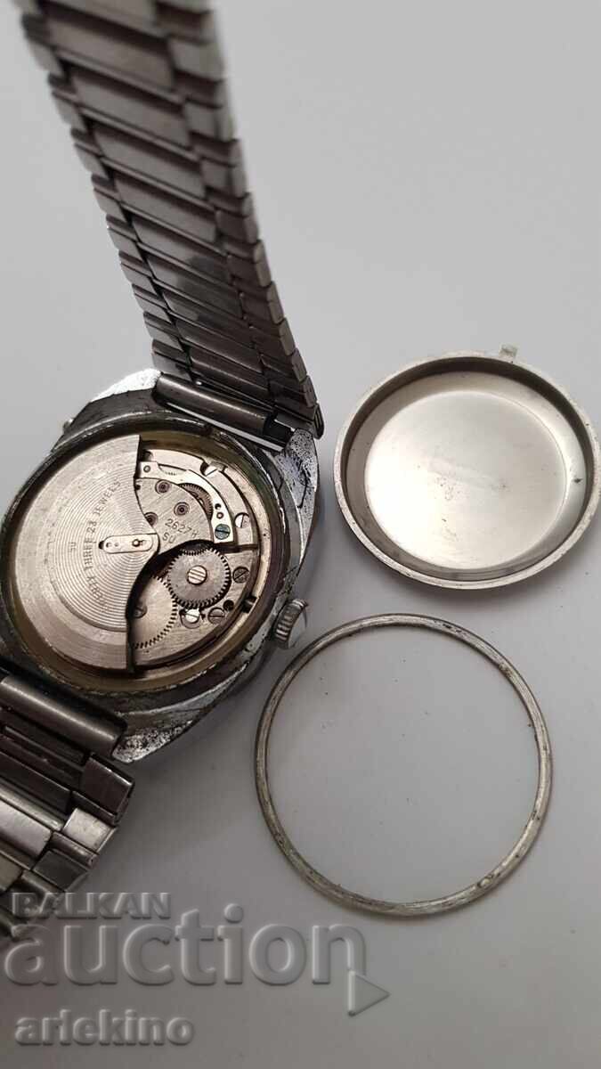 Σπάνιο ανδρικό ρολόι χειρός Poljot-AUTOMATIC ΕΣΣΔ - 7 Σπάνιο ανδρικό ρολόι χειρός Poljot-AUTOMATIC ΕΣΣΔ - 7