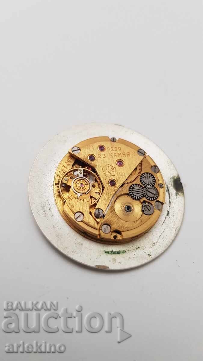 Σπάνιος μηχανισμός ρολογιού Poljot DE Luxe USSR - 5