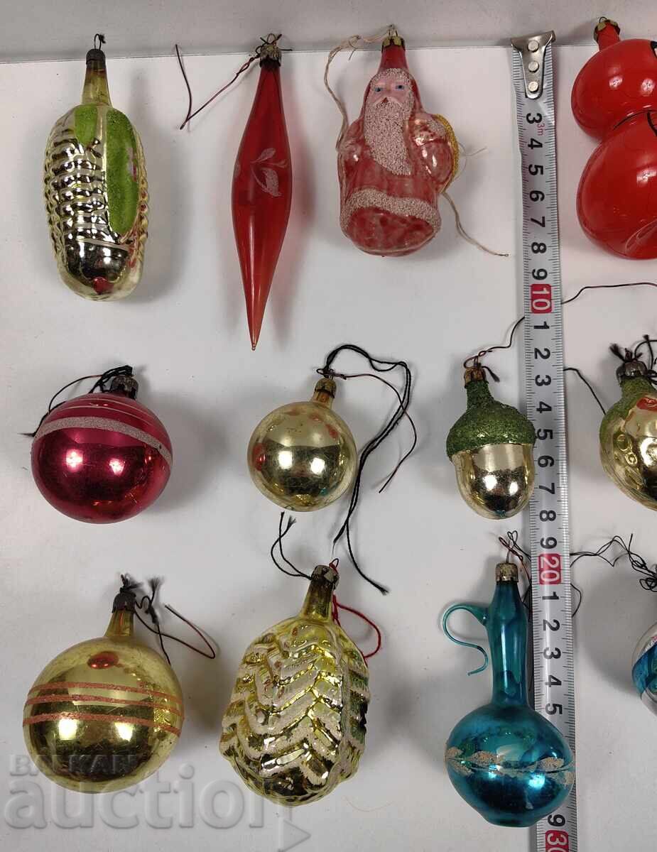 Auction  LOT OLD SOCIALIST GLASS TOYS CHRISTMAS NEW YEAR CHRISTMAS NEW