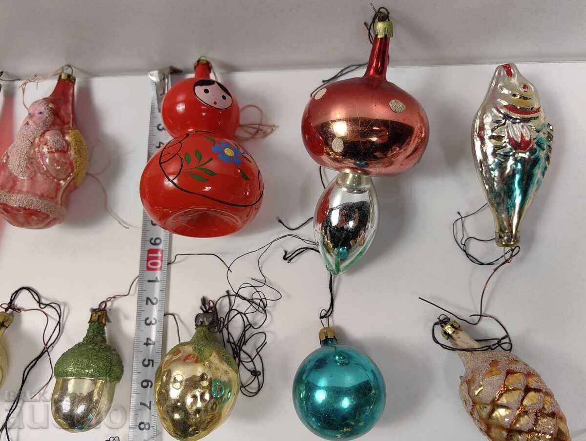LOT OLD SOCIALIST GLASS TOYS CHRISTMAS NEW YEAR CHRISTMAS NEW - 5